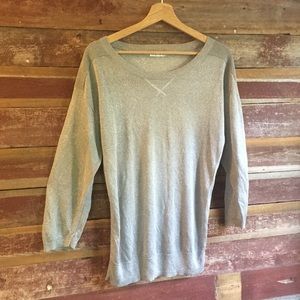 Reiss Silver knit top